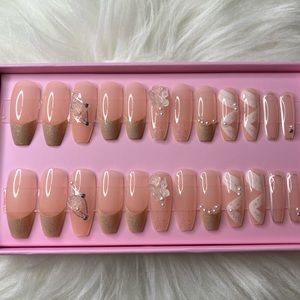 I’m selling Christmas butterfly press on nails which comes with glue in the box